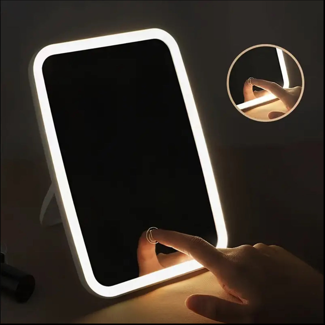 USB Charging White LED Makeup Mirror